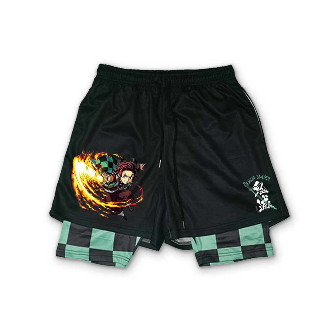 Tanjiro Flame Shorts