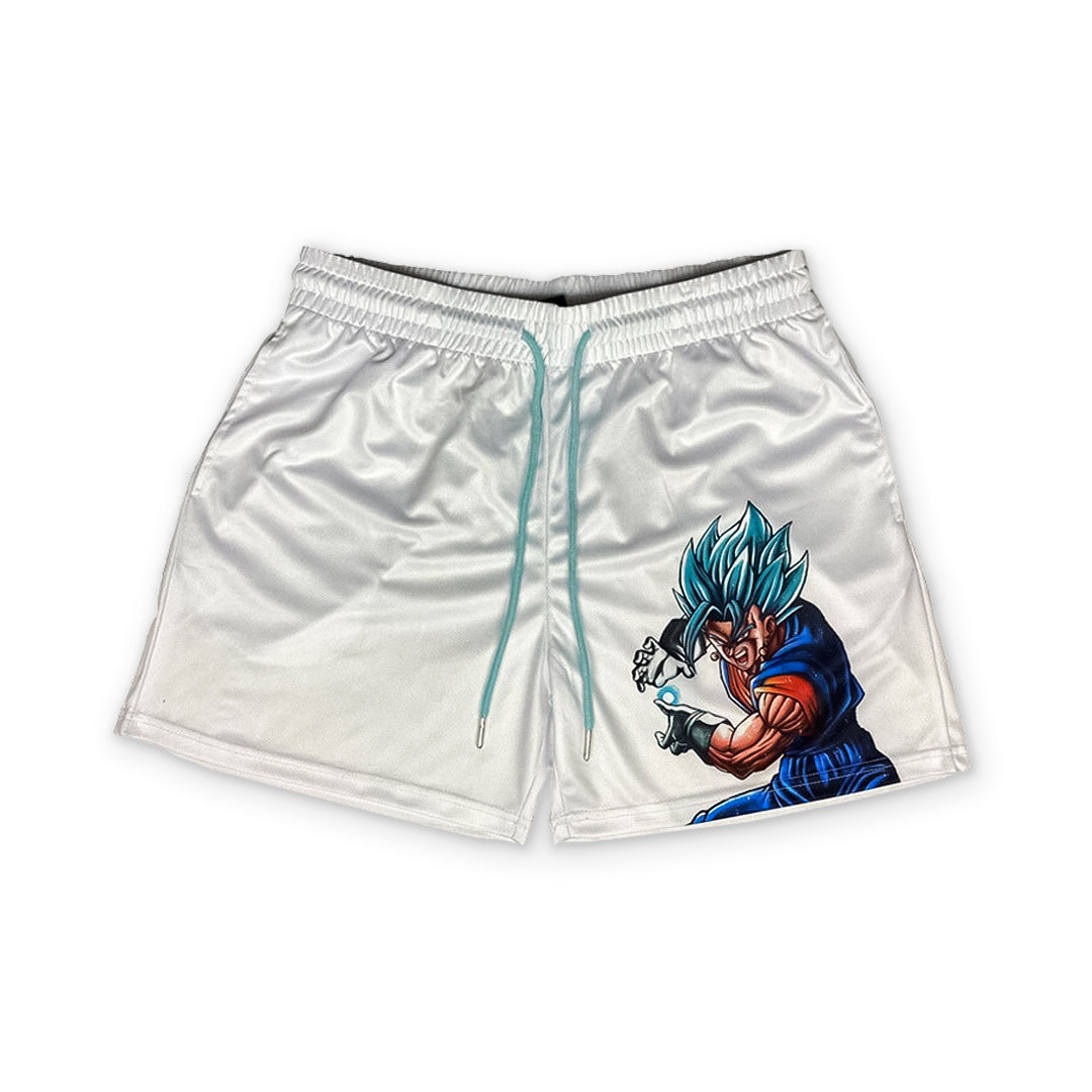 Goku Shorts - White