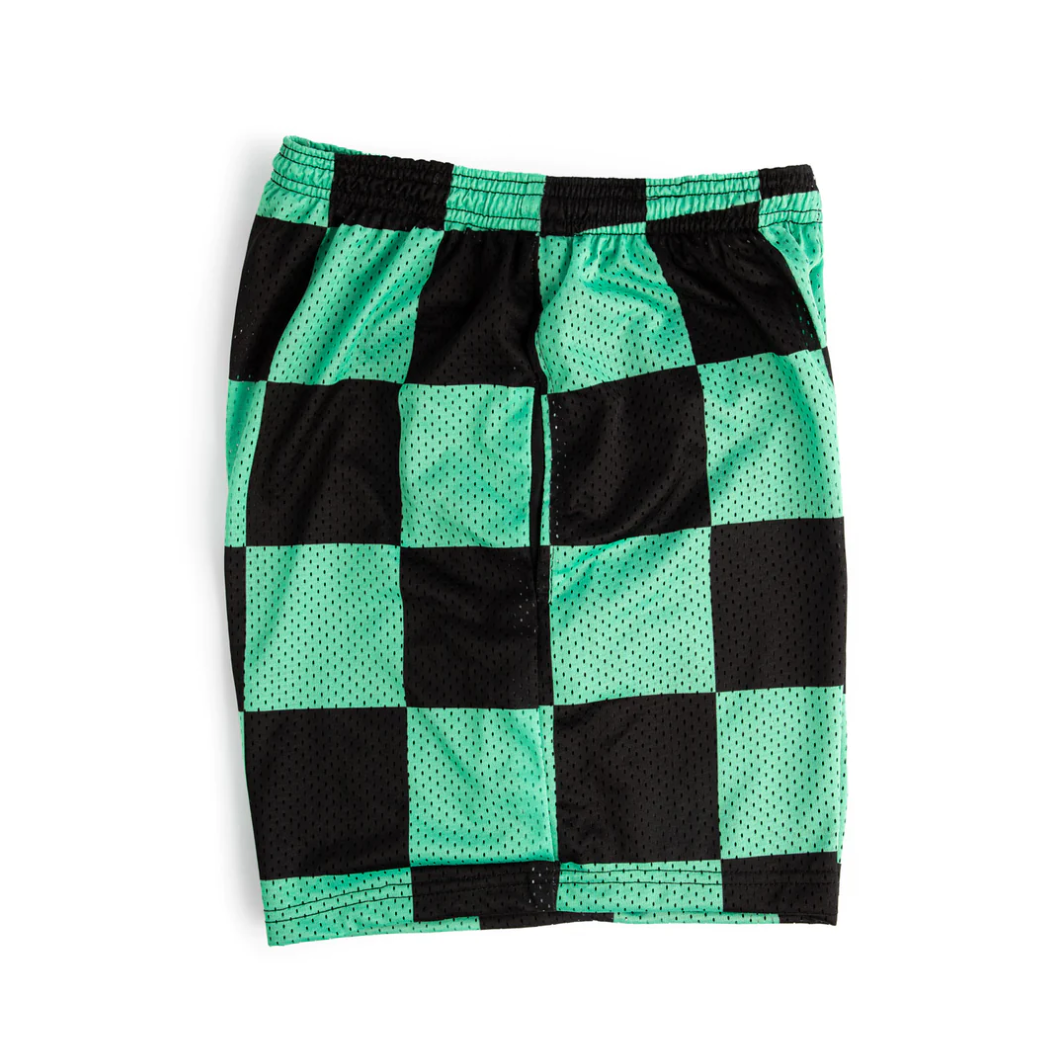 Demon Slayer Plaid Shorts